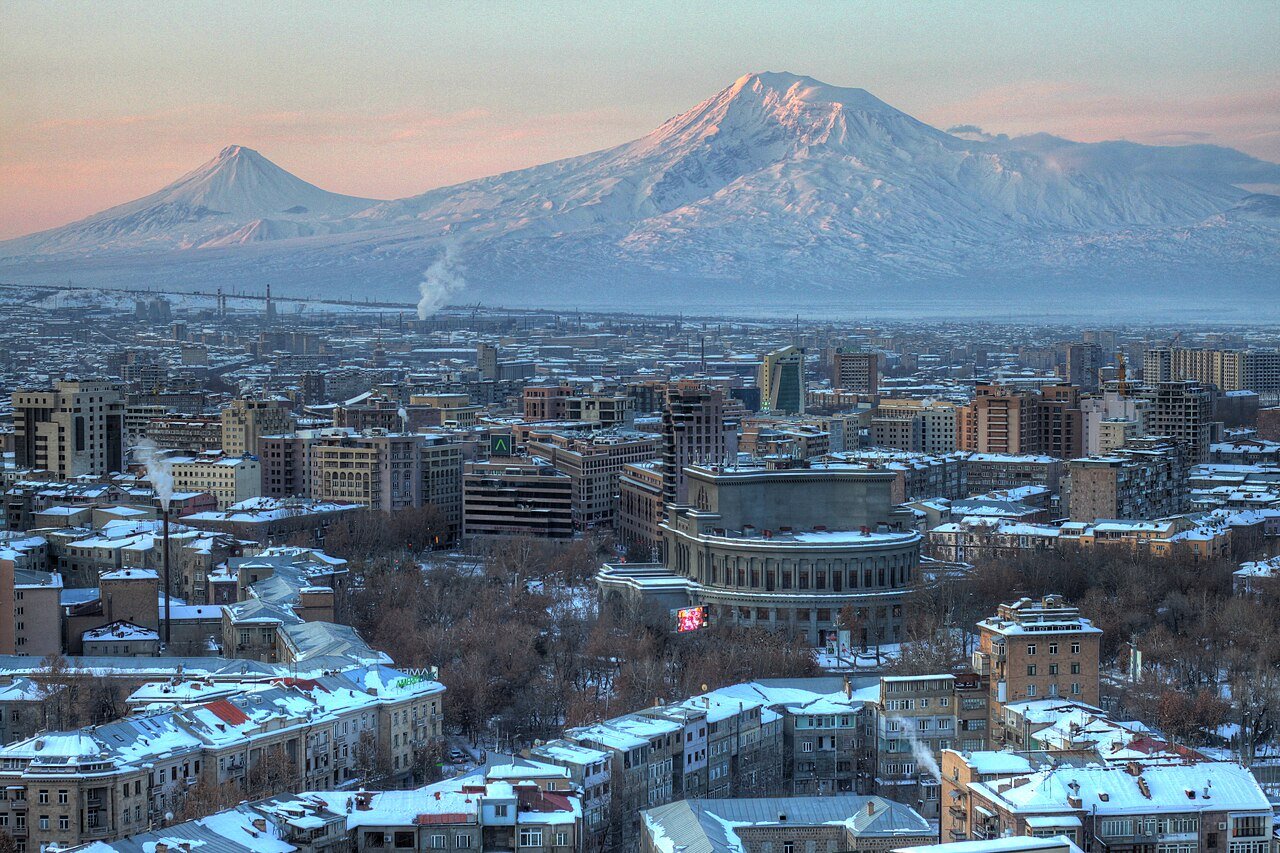 Yerevan with Mount Ararat